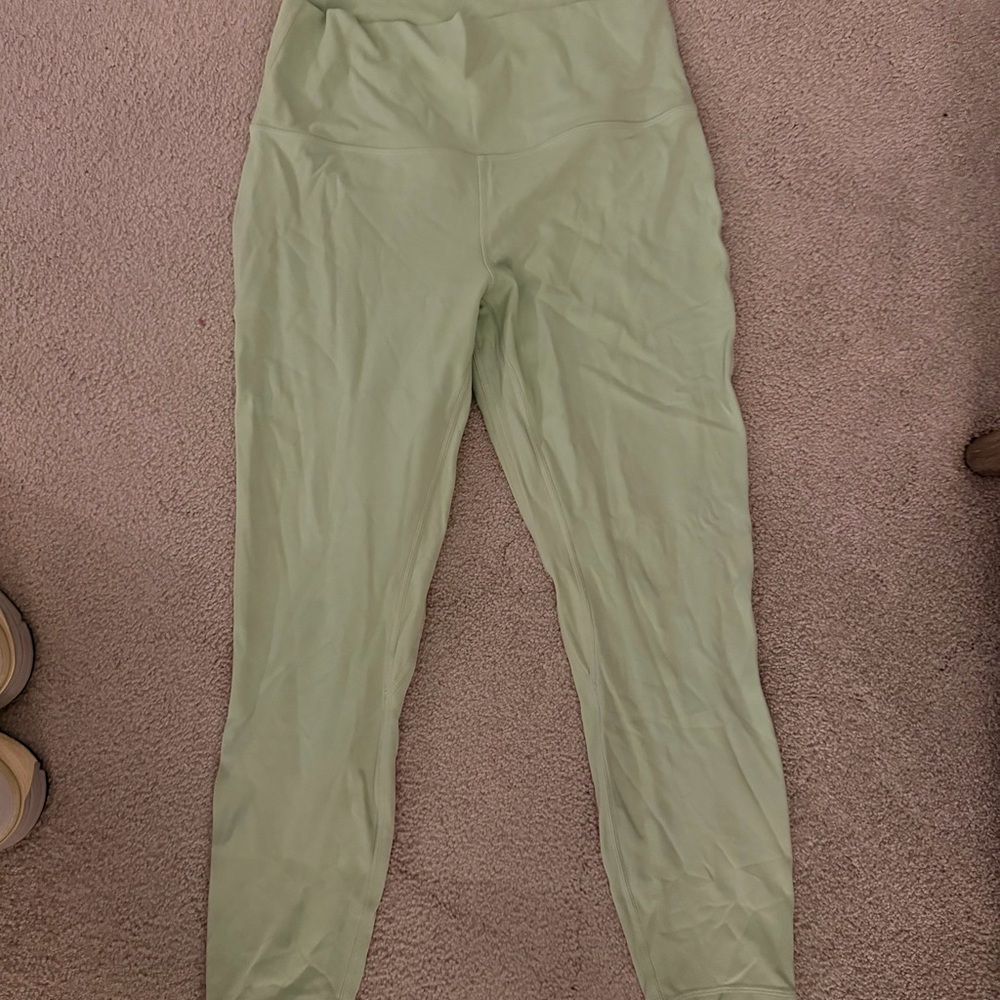 Lululemon High-Rise align Leggings – Size 12 – Light mint Green